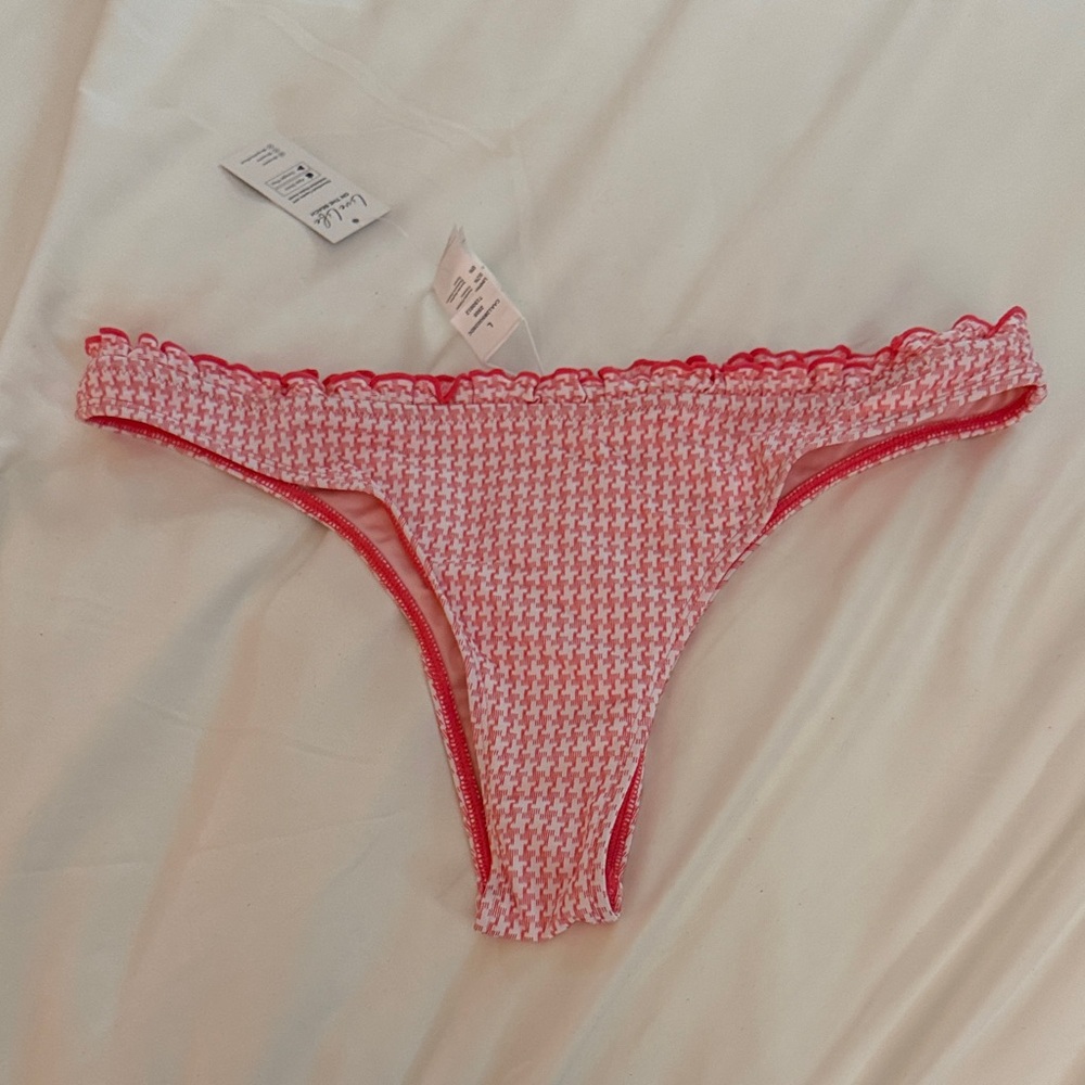 Cupshe Red and White Patterned Bottoms